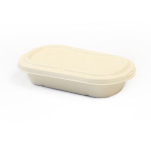 Envase ovalado 23x13x4,5cm con tapa (500 uds)