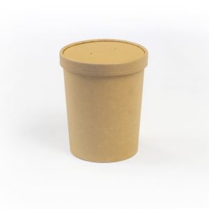 Tarrina sopera 800 ml con tapa (500 uds)