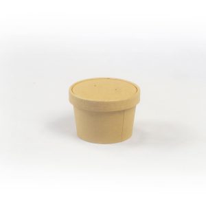 Tarrina sopera 230 ml con tapa (500 uds)