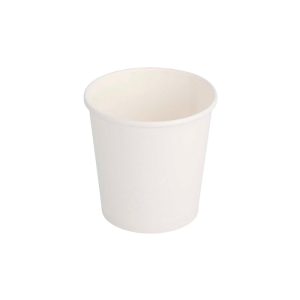 Vasos de papel Blancos Ø 72mm 200ml con tapa pp (1000 uds)