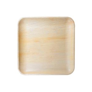 Platito cuadrado de hoja de pulpa 11×11 cm (240 uds)