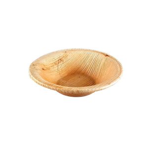Mini bol redondo de hoja de palma Ø6×2 cm (300 uds)