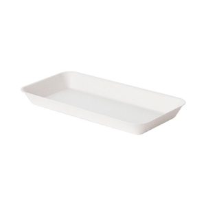 Bandejita rectangular de pulpa de 20×10 cm (600 uds)
