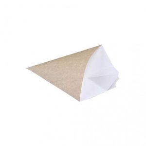 Conos para fritos de cartón kraft