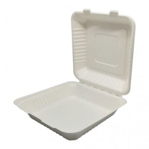 Envases de fibra de caña de azúcar Portamenú 232 x 232mm