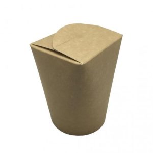 Envases kraft dentro y blanco por fuera