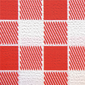 Manteles plegados cuadros rojos «VICHY» 48 G/M2