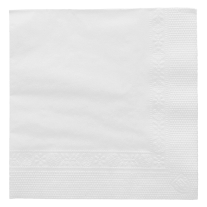 Servilletas de papel blanco tissue 2 capas