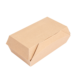 Cajas de cartón kraft para bocadillos PAPERLOCK «THEPACK»