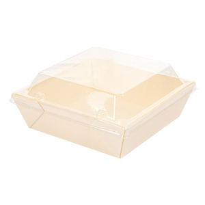 Combo de Barquillas de madera con tapa Pet