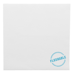 Servilletas blancas flushable «AIRLAID»