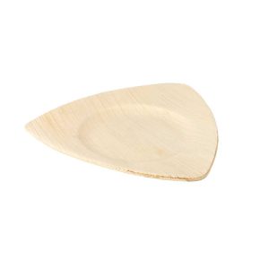 Platos triangulares de hoja de palma