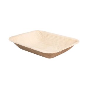 Bandejas rectangulares madera natural