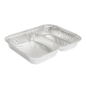 Recipiente con compartimentos de aluminio