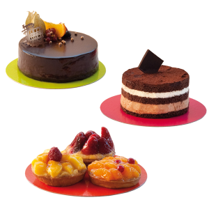 Discos planos para pastelería Ø 30 CM de colores