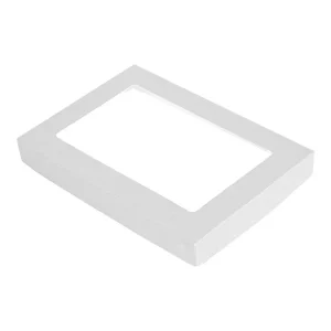 Tapas con ventana para cajas 254.71 ‘thepack’ 250 g/m2 15x22x2 cm blanco cartón ondulado nano-micro