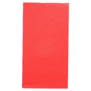 Servilletas ecolabel p. 1/8 ‘double point’ 18 g/m2 40×40 cm rojo tissue