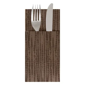 Servilletas cangurito ‘safari’ 55 g/m2 33×40 cm chocolate airlaid