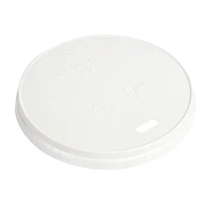 Tapas para vasos 350 + 24 pe g/m2 ø 9 cm blanco cartoncillo