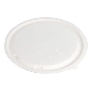 Tapas bajas para ensaladeras 224.33 ‘bionic’ ø 18×0,7 cm blanco bagazo
