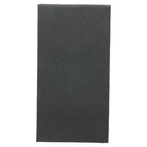 Servilletas ecolabel p. 1/8 ‘double point’ 18 g/m2 40×40 cm negro tissue
