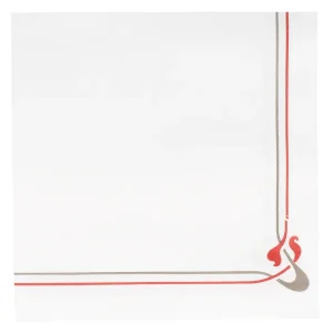 Servilletas ecolabel burdeos & gris ‘double point – maxim’ 18 g/m2 40×40 cm blanco tissue
