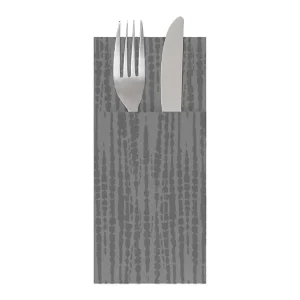 Servilletas cangurito ‘safari’ 55 g/m2 33×40 cm gris airlaid