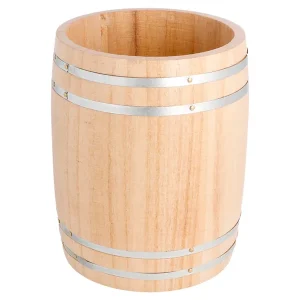 Mini barril ø11,5×13,8 cm natural madera