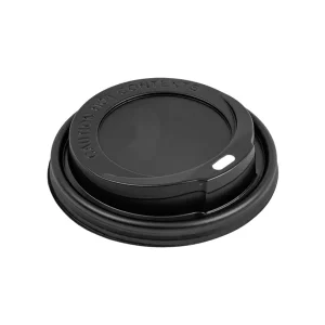 Tapas altas para vasos 360/480 ml negro ps