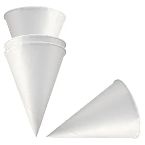 Conos agua 120 ml 70 g/m2 ø 6,4×8,7 cm blanco papel
