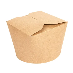 Envases para ensaladas 1000 ml 275 + 25 pe g/m2 ø12,3×8,5 cm natural kraft