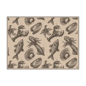 Mantelines offset «mar» 70 g/m2 31×43 cm cuatricromía kraft