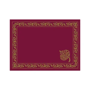 Mantelines ‘pérsico’ 48 g/m2 31×43 cm burdeos celulosa