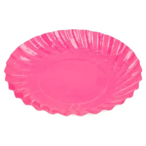 Mini bandejas 380 g/m2 ø 8,8 cm fucsia cartón