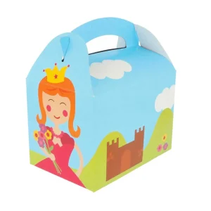 Cajas menu infantil «castillo» 320 g/m2 17x16x10 cm cuatricromía cartoncillo