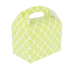 Cajas multiusos «verde» 320 g/m2 17x16x10 cm verde lima cartoncillo