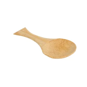 Mini cucharas 9 cm natural bambú
