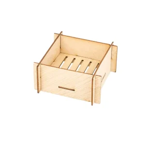 Mini recipientes para tapas 6,3×6,3×3 cm natural bambú