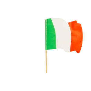 Banderitas «italia» 4×3/6,5 cm surtido madera