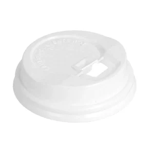 Tapas altas para vasos 120 ml blanco ps