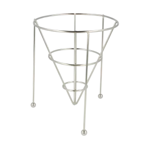 Basket apilable 12,7×15,24 cm plateado inox