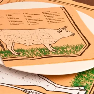 Mantelines ‘chicago’ 48 g/m2 31×43 cm surtido celulosa