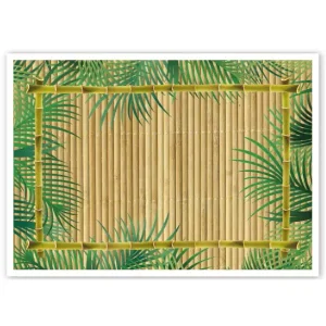 Mantelines offset ‘bamboo’ 70 g/m2 31×43 cm cuatricromía papel