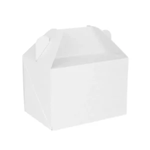 Maletas de comida para llevar ‘thepack’ 230 g/m2 18x12x9 cm blanco cartón ondulado nano-micro