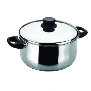 Olla De Acero Inox Con Tapa Garinox Lacor