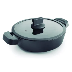 Cacerola Baja Aluminio Fundido Titanium Pro Lacor