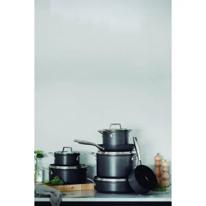 Cacerola Alumuminio Anodizado Con Tapa Lacor