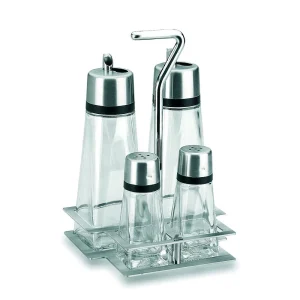 Vinagrera 4 Cuadrada Hyperluxe