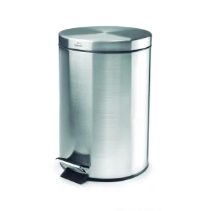 Papelera Inox Con Pedal Y Cubo Lacor