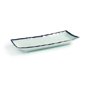 Melamin Rect Dish «Sea» 28,6×12,7×3,4Cm